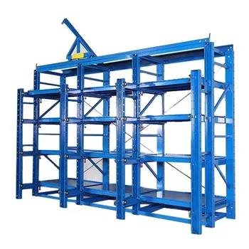 Sliding Drawer Shelf Steel Corrosion Protection Warehouse Mould Storage Draw-Out Pallet Rack