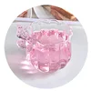 Lotus tasse simple-papillon rose
