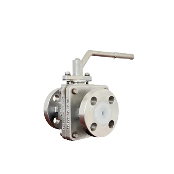 Customizable design PTFE lining stainless steel ball valve