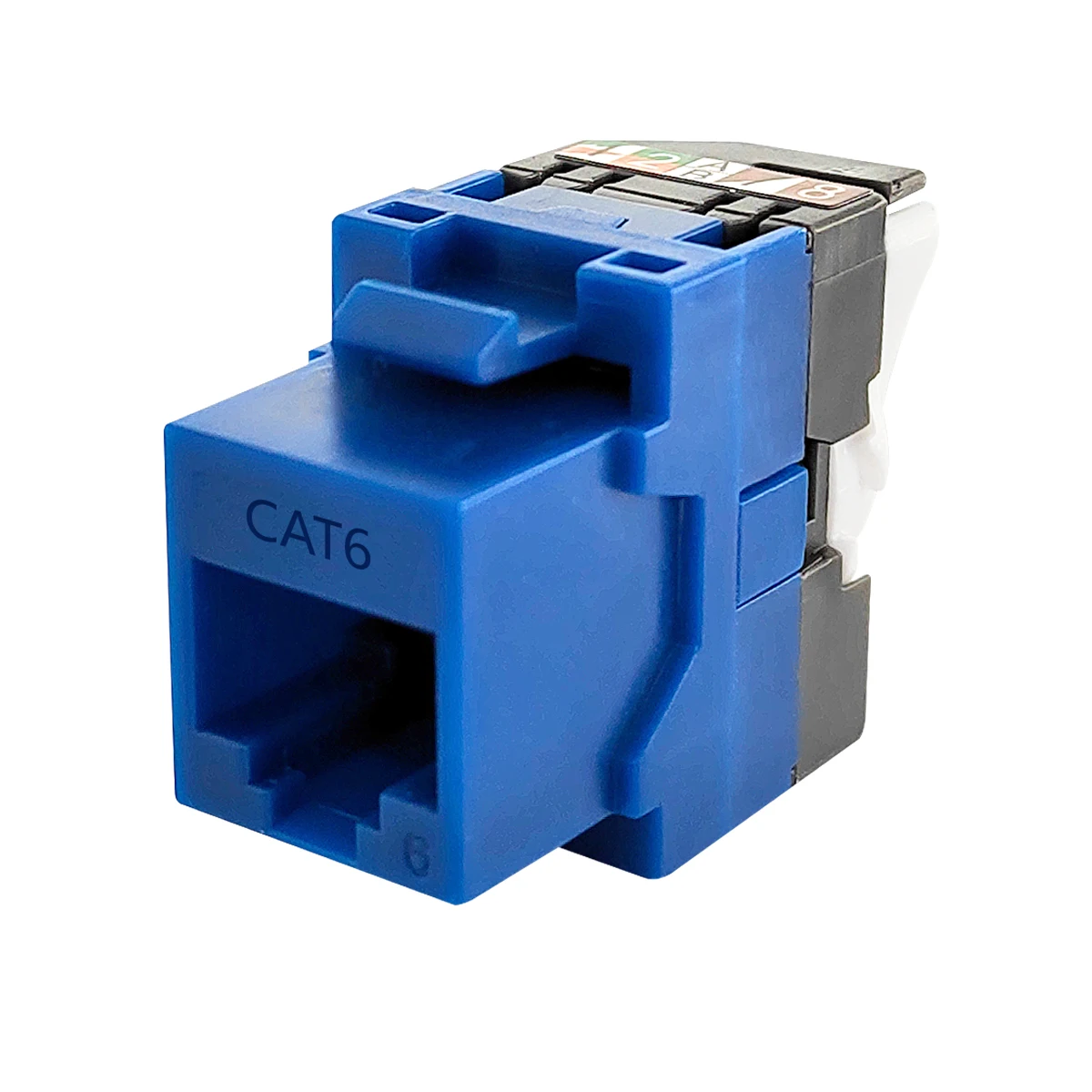 Toolless RJ45 Cat6 keystone jack module Legrand rotary type free punch