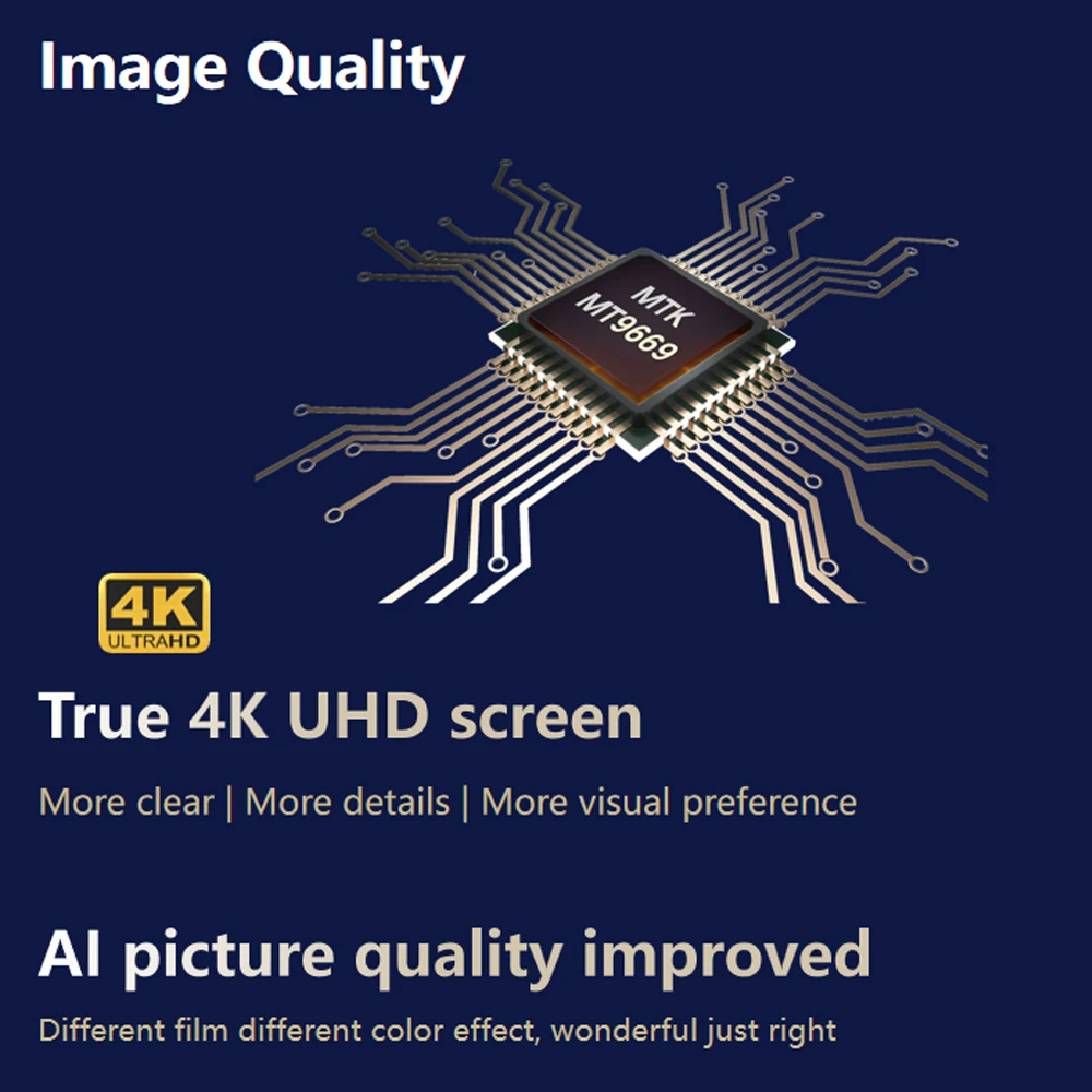 Hot Selling Wupro X Formovie Fengmi V10 True 4K Projector 2500ANSI Lumens Home Theater Long Throw DLP Projector