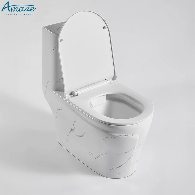 Sanitarios lnodoros wc sanitary wares modern bathroom water closet ceramic marble color toilet commode one piece toilet bowl manufacture