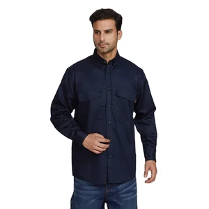 Wholesale OEM ODM Flame Retardant Fire Resistant Mens Work Shirt