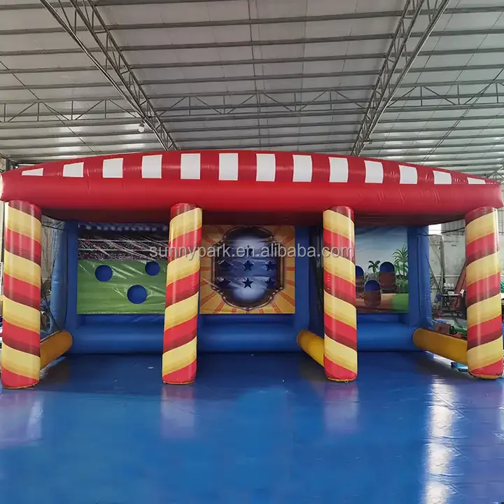 New Design 3 in 1 Inflatable Carnival Fun Fair Games Inflatable Archery ...