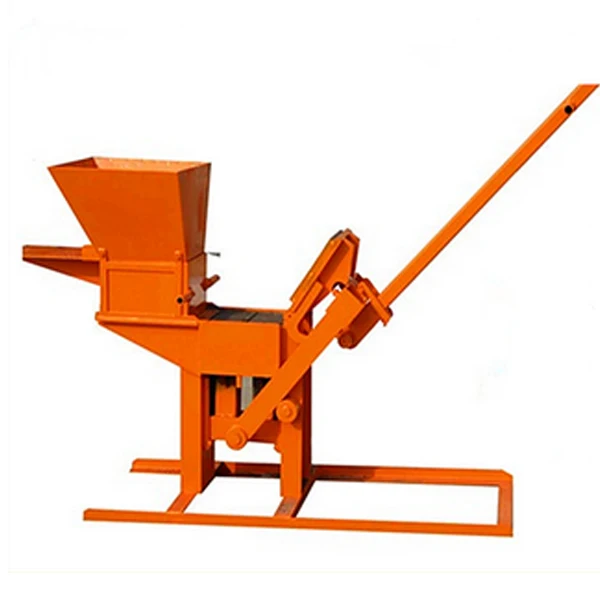 Hand Made Clay Bricks Making Machine Soil Brick Machine QT1-40 Cseb Block Making Machine