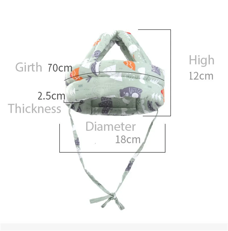 Foldable Baby Head Protector For Walking,Padded Soft Baby Safety