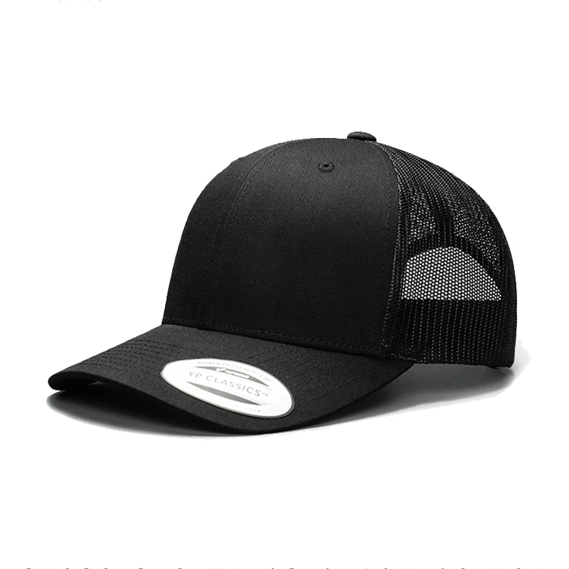 Wholesale Embroidered Printed Logo 6 Panel Baseball Trucker Cap And
