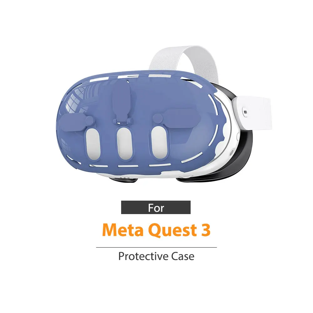 Soft Silicone Tpu Case Back Cover Transparent Clear Precision Hole For Meta Quest 3 Headset Headband details
