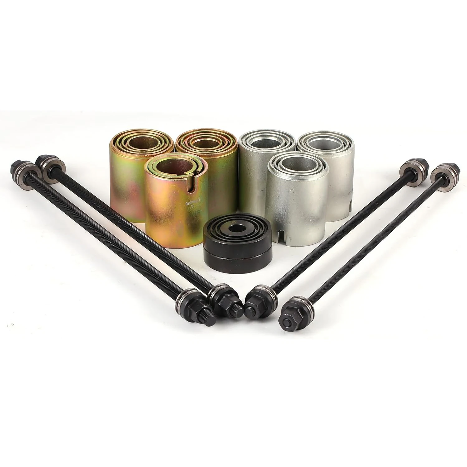 26PCS Universal Press and Pull Sleeve Kit Bearing Bush Removal Installation Tool Kit Professional Bushing Tool