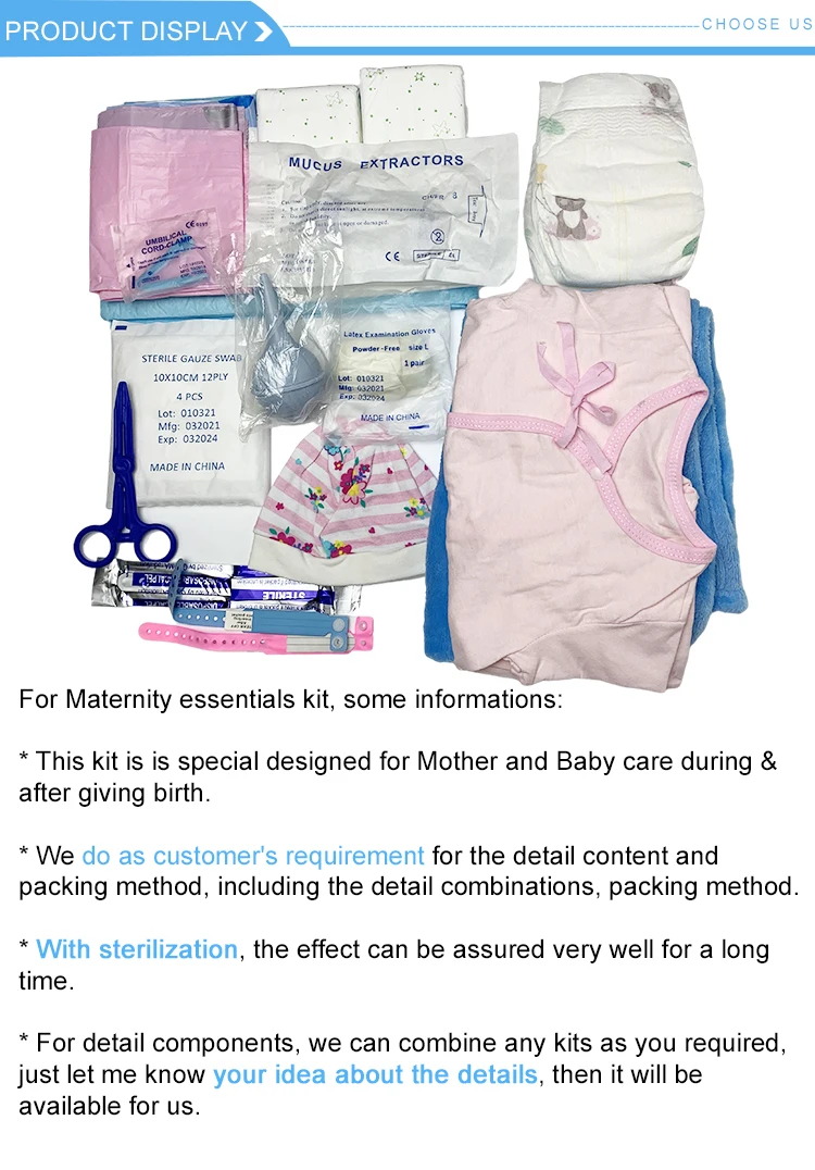 Professional Maker Pregnancy Kit for Postpartum Care - Delivery Pack ...