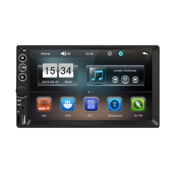 Ezonetronics universal 2 DIN touch 7 inch FM Radio car video MP3 MP4 DVD Player with USB TF SD AUX Reverse camera Car MP5 Player