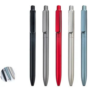 Customizable Logo Multi-Color Retractable Gel Pens Heavy Feel Business Signature Pen with 0.5mm Writing Width