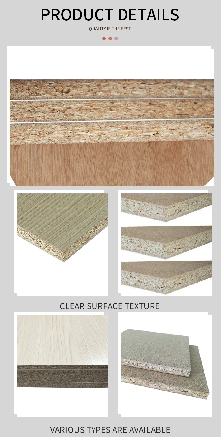 3-30 mm Melamine Faced Particle  Chipboard Best selling Laminated particle board