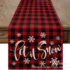 Black and red plaid