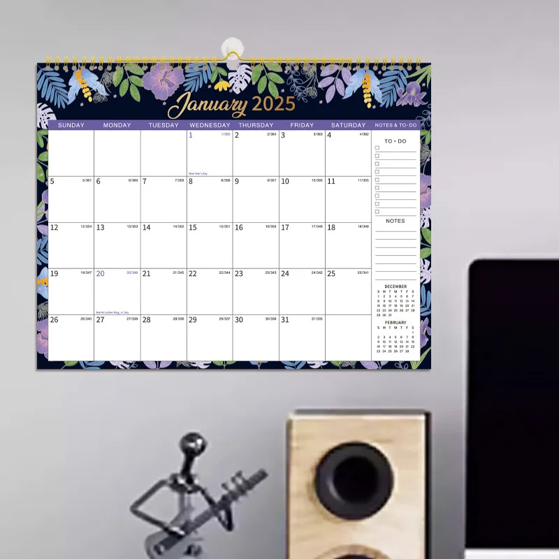 Рекламный Настольный флип-календарь прочный стоячий Противоскользящий календарь 2025 роскошный подарок для домашнего офиса поставщик