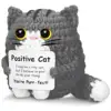 Big-eyed dark gray cat 7
