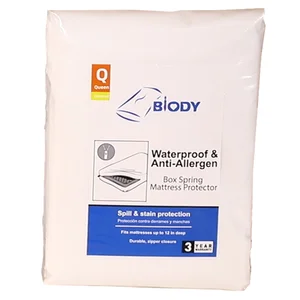 Non-woven Foldable White Air Waterproof Hospital Bed Mattress Encasement With Zipper