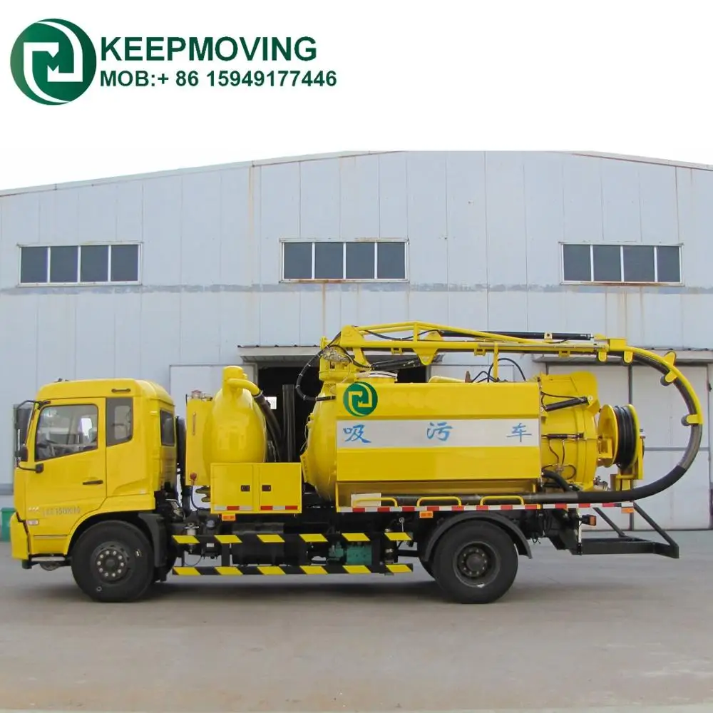 Dongfeng 4x2 малый тип 5 куб. М Комбинированный Вакуумный Реактивный Грузовик