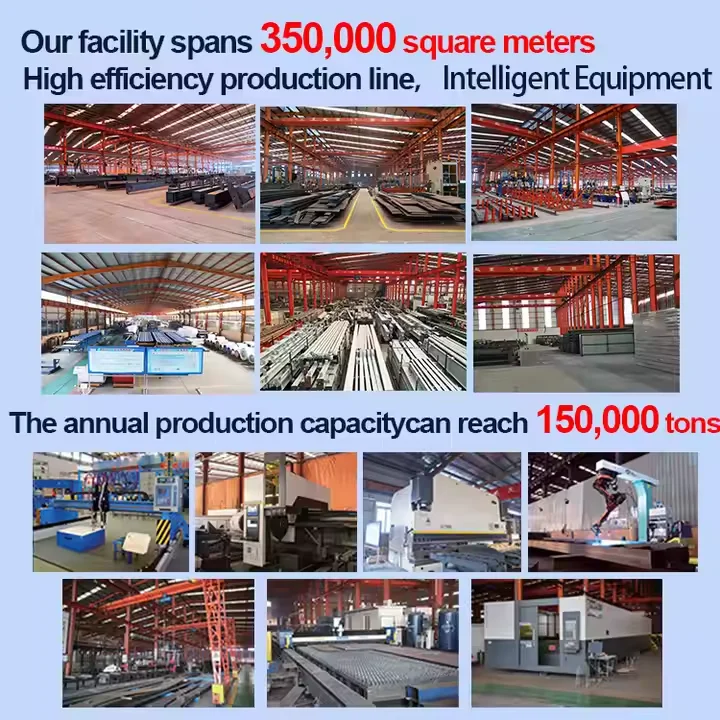 Portal Frame Steel Structure Warehouse Building Prefab Workshop Steel Structure Construction