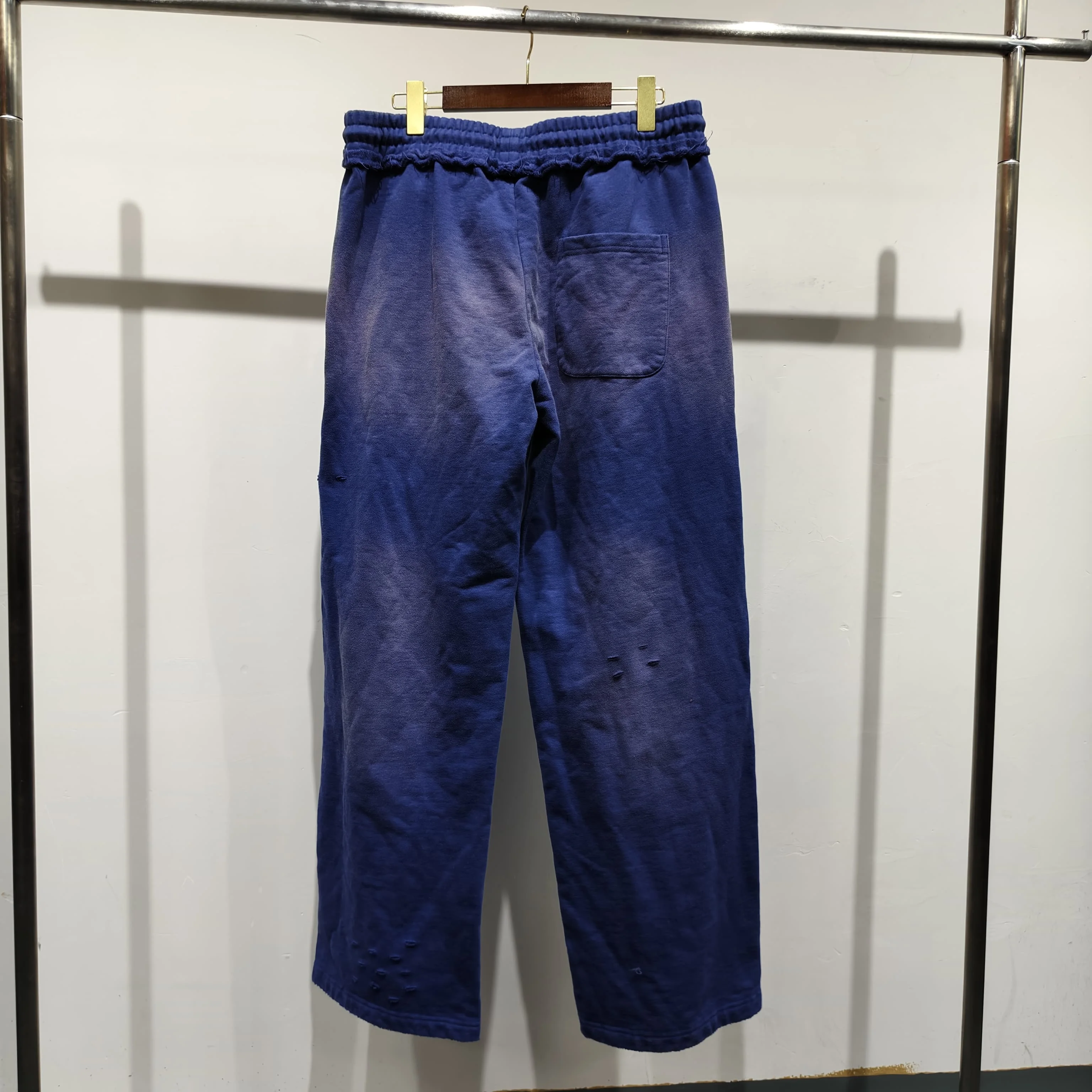 Salati Retro Y2K Street Hip Hop Elastic Waist Zip Solid Color Casual Sports Pants gallery 3