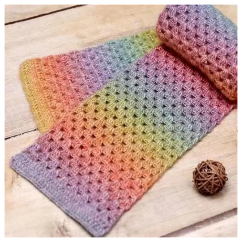 2025 Best Deal on Handmade Gradient Wool Knitting Cake Line Dyed Sprayed Wool for Sewing Weaving Eco-Friendly Recycled Material