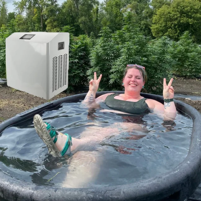 Foldaable Bathtub Ice Bath For Sore Muscles Efficient Temperature Cold