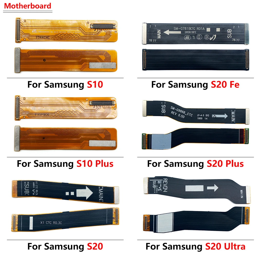Wholesale Main Board FPC LCD Display Connect Mainboard Flex Cable for Samsung Note 10 Plus 5G Lite Note 20 S10 Plus S20 Fe