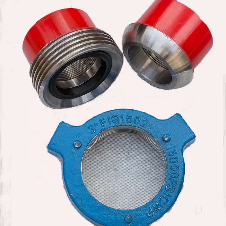 Forged FMC WECO Fig1502 Hammer Union NPT  Male and Female Thread Union Butt Weld Hammer Union