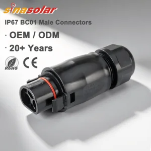 Waterproof IP68 BC01 Deye 2023 New Micro Inverter 60 80G3 800W LY01 PPO Solar Power Micro Hybrid Inverter Male Connectors Cable
