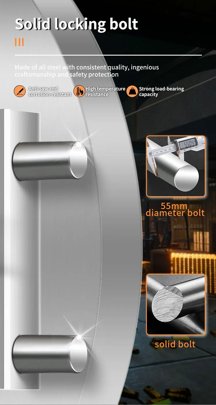 CEQSAFE Factory Customize Steel Safes Security Doors Double Security Bank Mechanical Password Double Door Metal Vault Door supplier