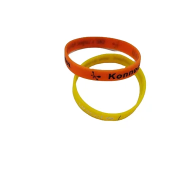 2024 hot sale hand rubber bracelet one piece bracelet customized silicone wristband