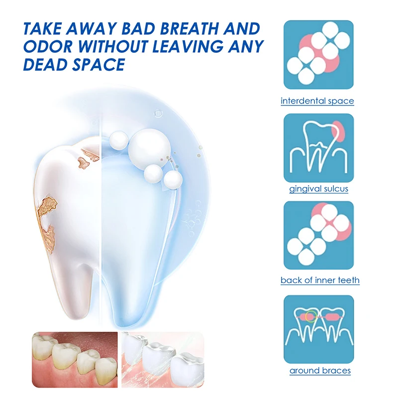 bad breath remover teeth stains clean fresh breath oral care concentrated dental toothpaste mouthwash tablet