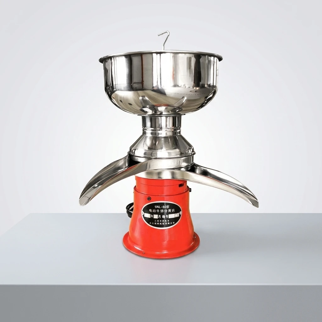 TEBAK Household Automatic Electric Milk Separator | Small Scale Dairy Cream Separator & Juice Defatting Processing Equipment