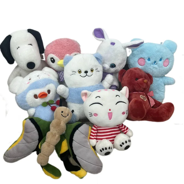 Modern Design Cute Soft Plush Stuffed Animal Toys Different Styles Kawaii Soft Toys