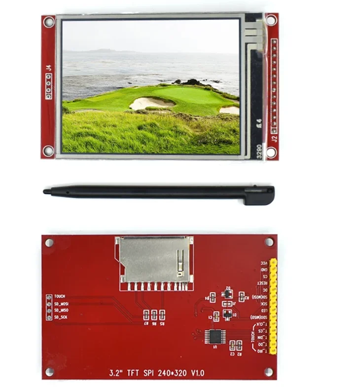 3.2 Inch Spi Serial Tft Lcd Module Display Screen With Touch Panel ...