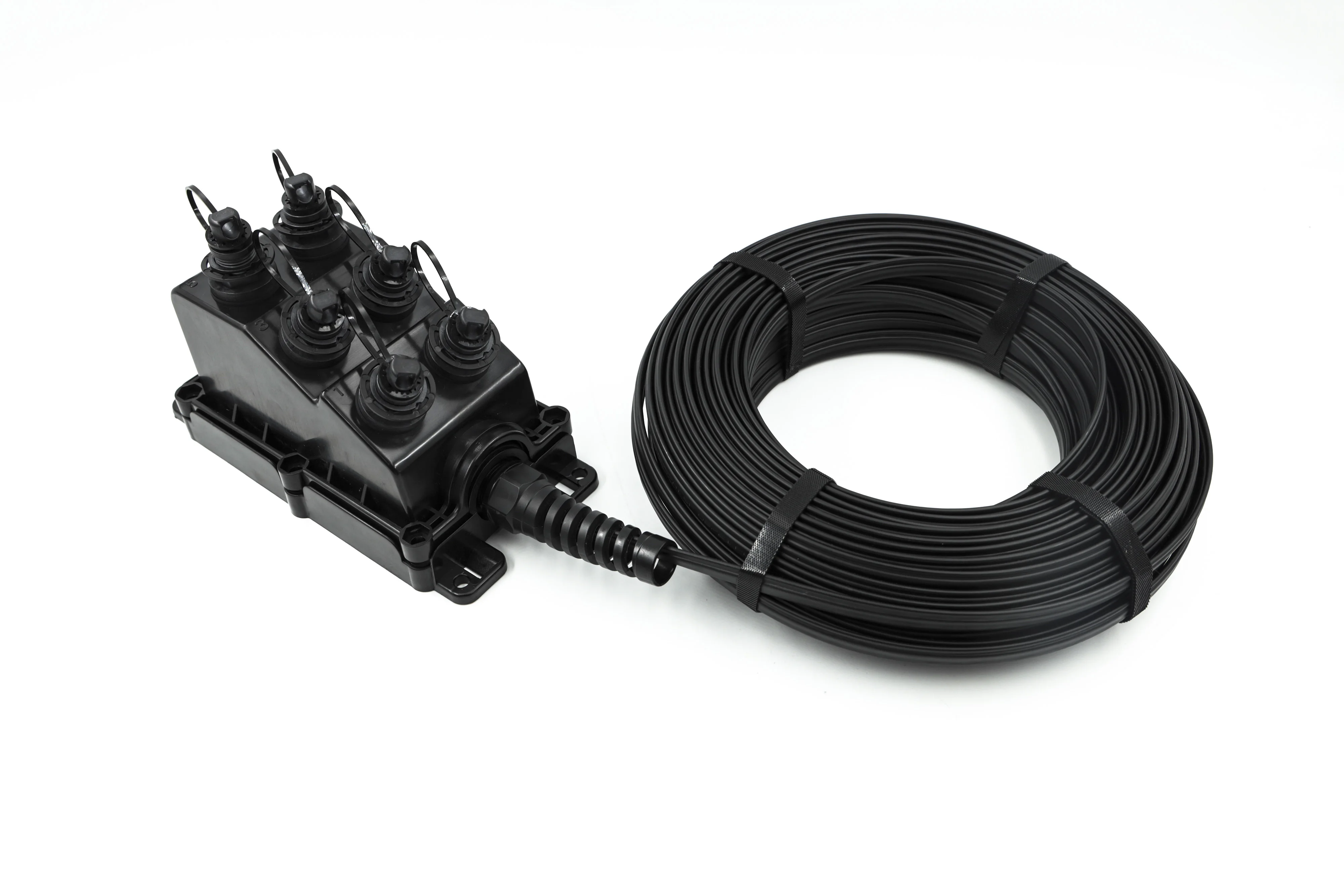 SC APC FTTA Fiber Optic Termination Box FTTH 4 Ports With 1x4 Splitter
