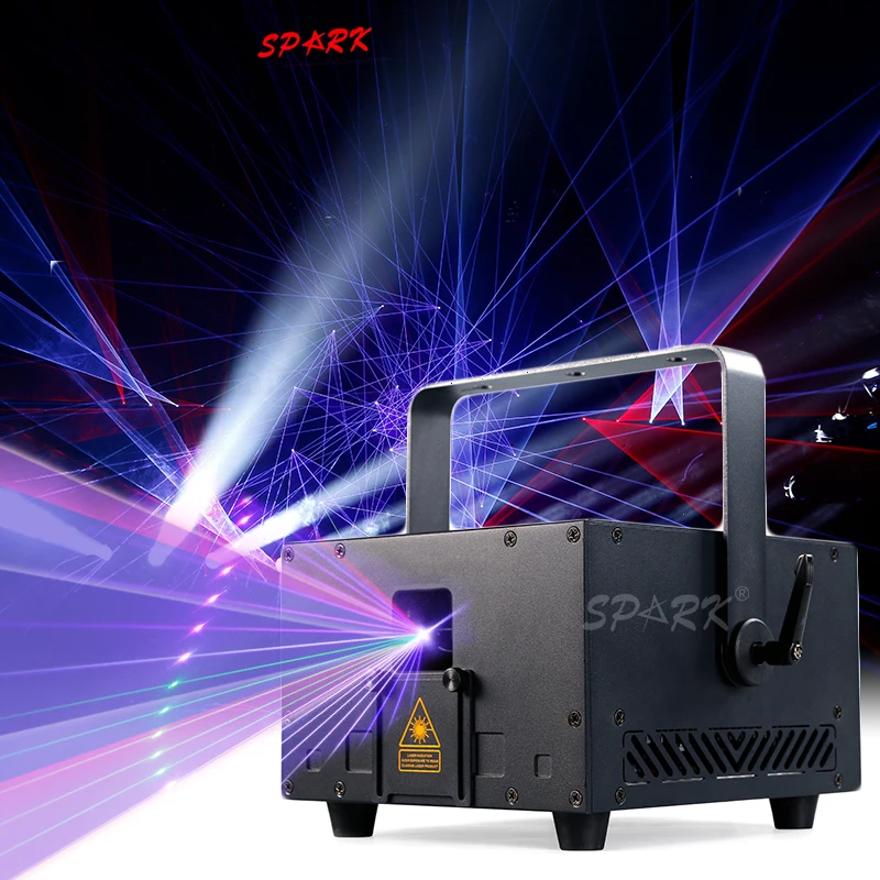 Professional Laser Light Sky Projector Beam RGB App Animation 10w Stage Lights Equipment for Wedding Party Nightclub