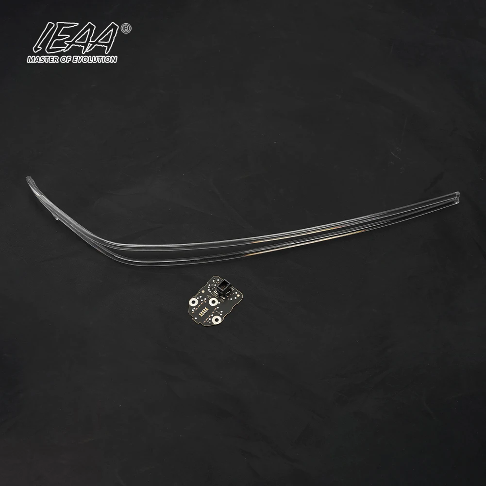 IEAA Car Led Tube DRL Light Guide Strip Acrylic Tube PCB Daytime Running Light Strip with Chip for Volvo S90 V90 2016-2023