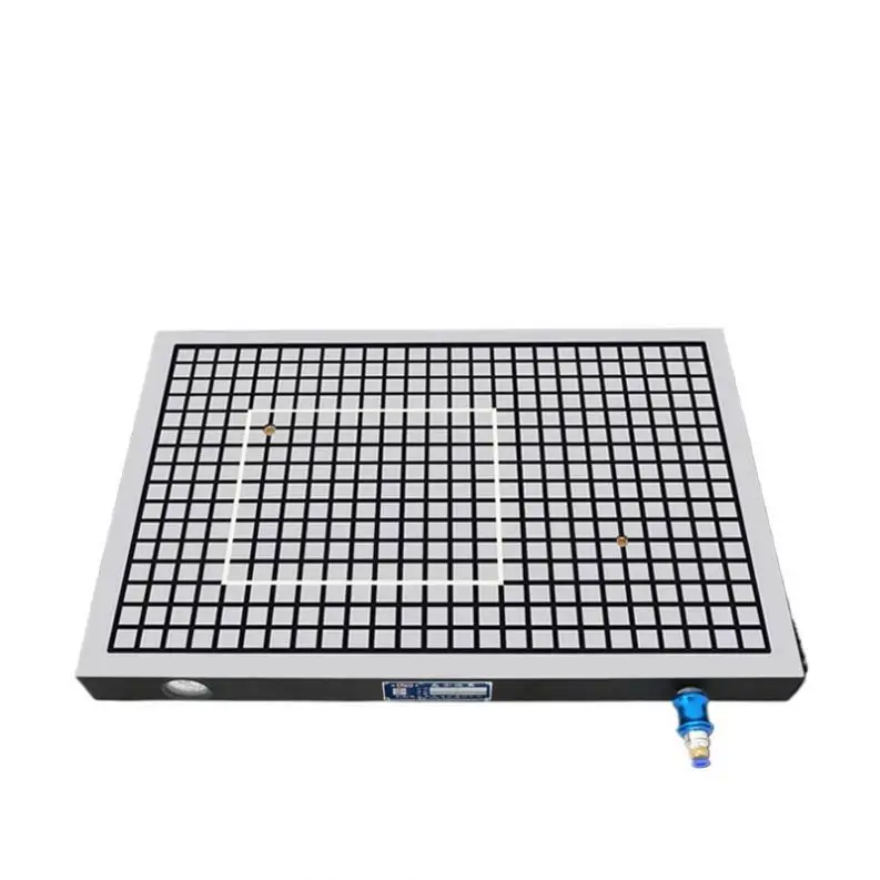TEBAK Pneumatic Vacuum Chuck Fixture CNC Machining Center Tool, for Stainless Steel Aluminum Copper Plate Grinding Milling