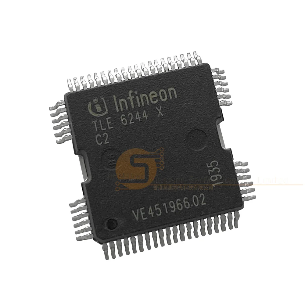 TLE6244XC2 Automotive 8-Channel Driver IC HQFP-64 for ECU Motor Control Systems