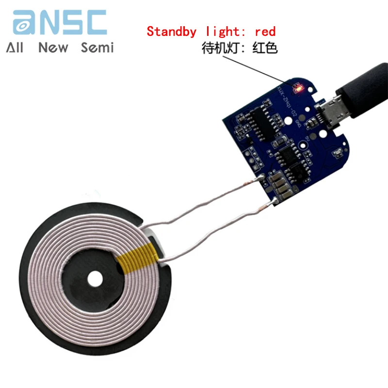 Qi universal custom-made wireless fast charging coil pcb copper wire coil