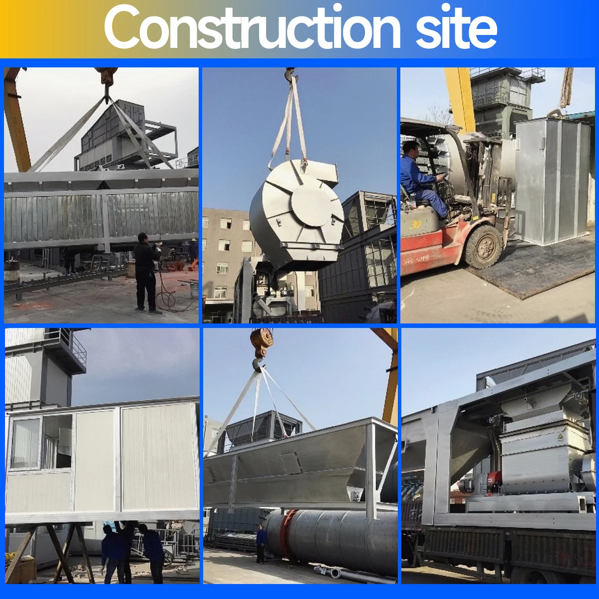 Asphalt Mixing Plant Remote Monitoring Capacity 80-400t/h Asphalt Mixer and Asphalt Concrete Mixer