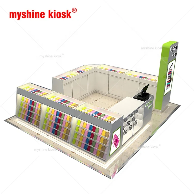 Retail Popular Cell Phone Accessories Kiosk for Shopping Mall
