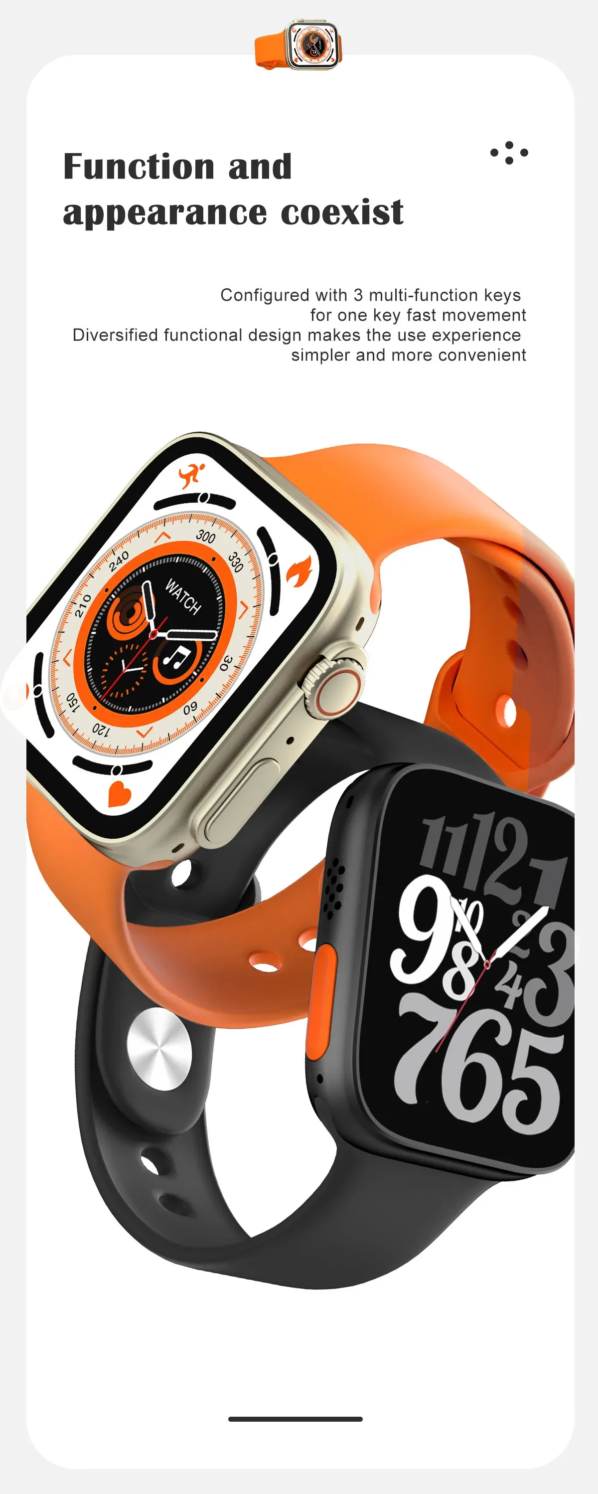 S8 Ultra Smartwatch Series 8 S8 Ultra Mart Watch With Wireless Charging ...