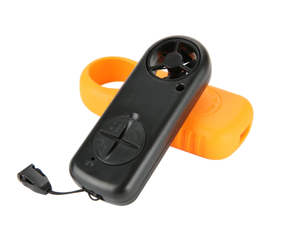 TEMKIN Mini LCD Digital Anemometer, Wind Speed Air Velocity Temperature
