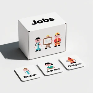 OEM Customized Printing Learning Character Vocational Education Customized Flashcards for Children and Adults