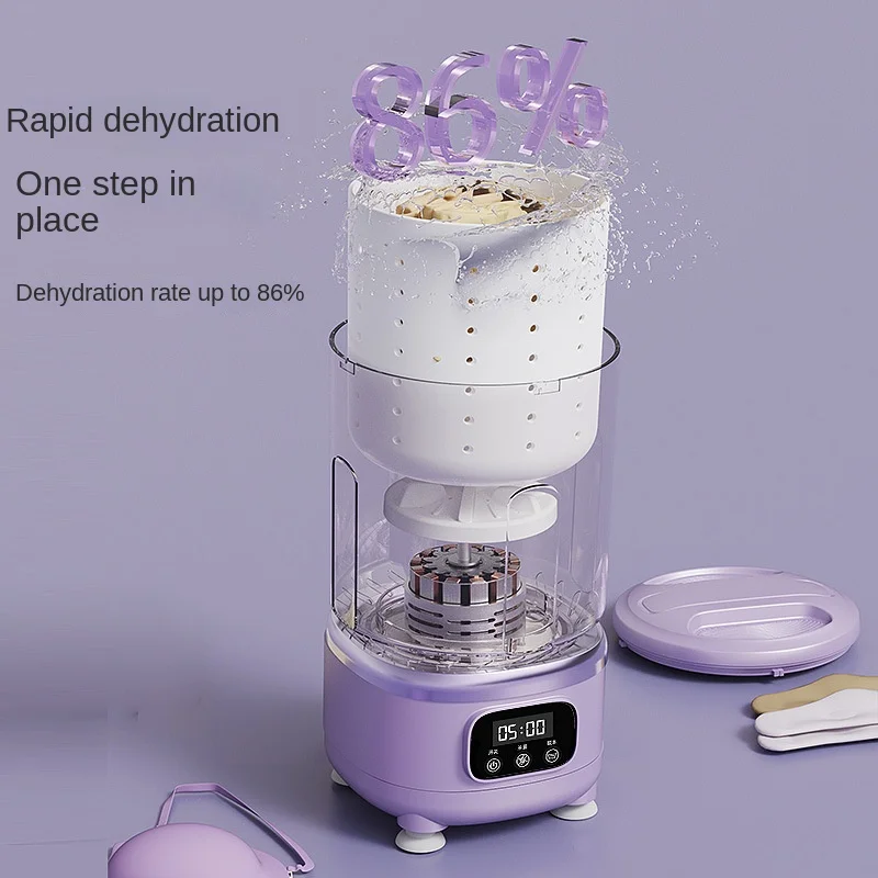 New Style Automatic Eluting Integrated USB Battery Mini Portable All-In-One Washer/Dryer aperçu 2