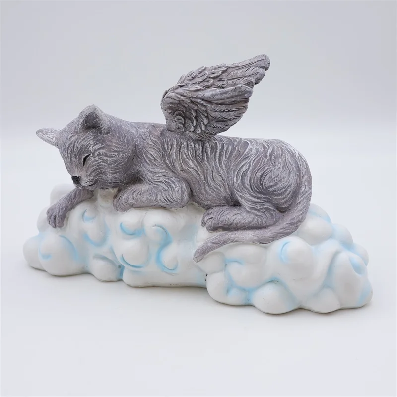 product good quality wholesale custom animal figurines outdoor angel dog statues home decoration resin statue office decor statues-4