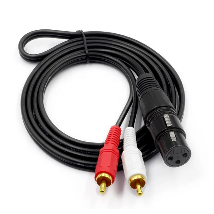 2 In 1 Xlrケーブルオス-rca同軸ケーブルスプールxlr-rcaオーディオケーブル - Buy Xlr To Rca Audio  Cable,2 In 1 Xlr Rca Cable,Xlr Cable Product on Alibaba.com
