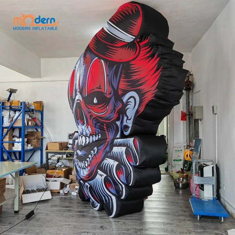Giant Halloween Inflatable Clown Head Puppet Advertising Balloon for Halloween Decorations